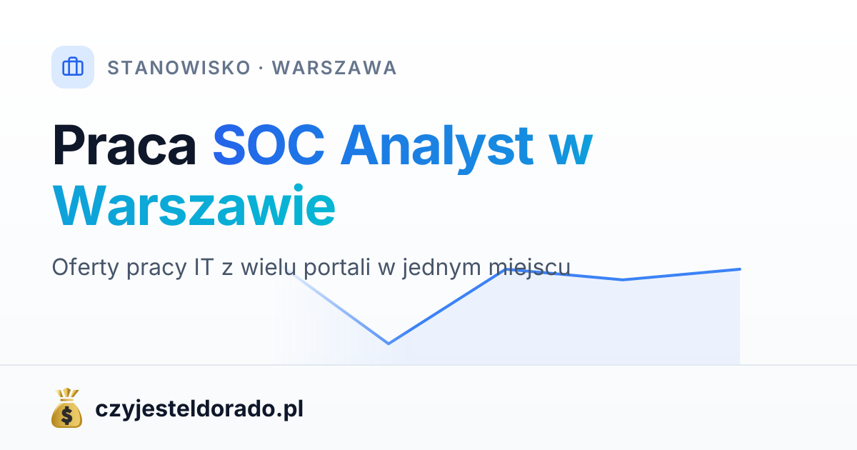 Praca SOC Analyst Warszawa – 28 ofert z wielu portali